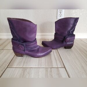 Diesel Purple Western Boots